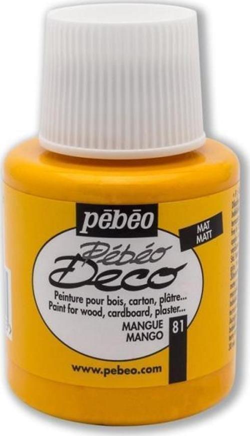 Deco Mat Ahşap Boyası 110ML Şişe Mango