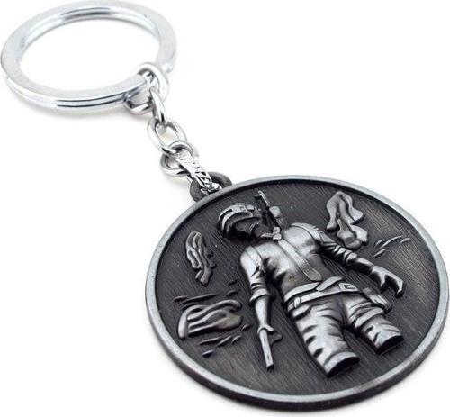 Unisex Battleground Oyun Mobile Kabartma Antrasit Metal Anahtarlik Kc755