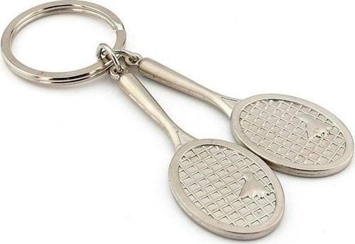Badminton Raketi Tenis Spor Metal Anahtarlık Kc878