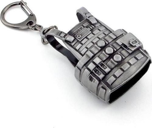 Çelik Yelek Savaş Siyah Renkli Metal Anahtarlık Kc021