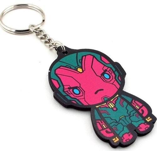 Vısıon Avengers Marvel Comıcs Mdf Ahşap Anahtarlık Kc793