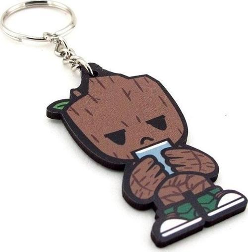 Groot Guardıans Of The Galaxy Ahşap Anahtarlık Kc784