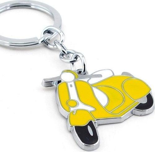 Sarı Vespa Motor Italy Metal Anahtarlık Kc507