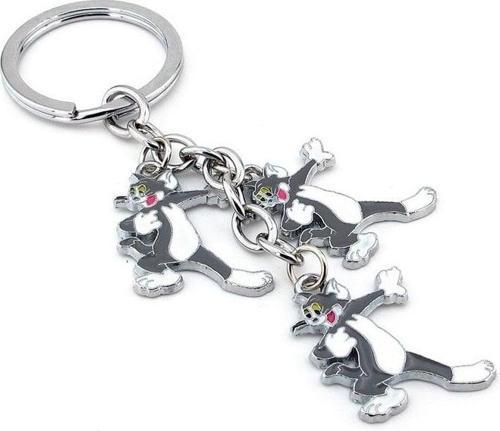 Tom Ve Jerry Kedi Tom Sallantılı Metal Anahtarlık Kc887