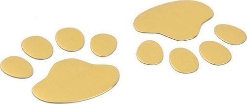 ALTIN PATİ LAPTOP VE OTOMOBİL STICKERI CS029