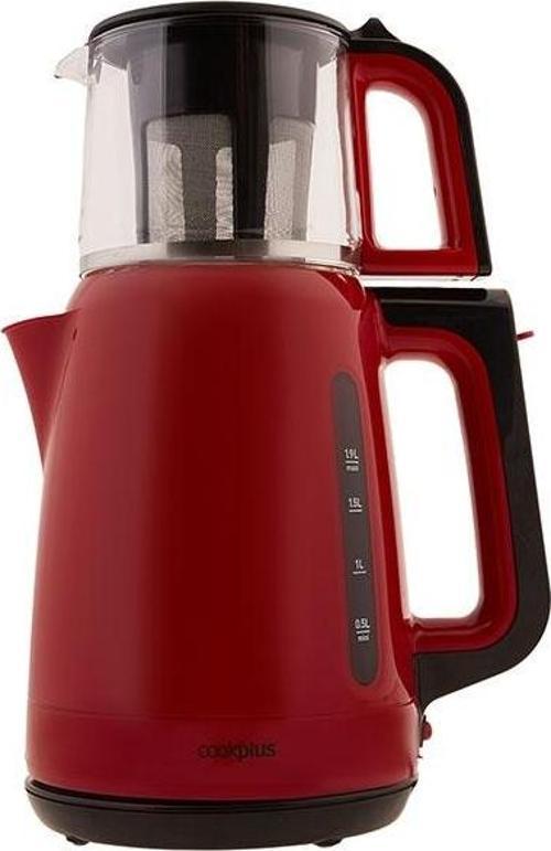 1501 Enerji Tasarruflu Kettle Çay Makinesi Retro Kırmız