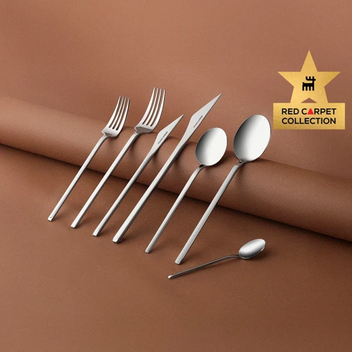 Red Carpet Collection 316 Premium Look Platin 12 Kişilik 84 Parça Çatal Kaşık Bıçak Takımı