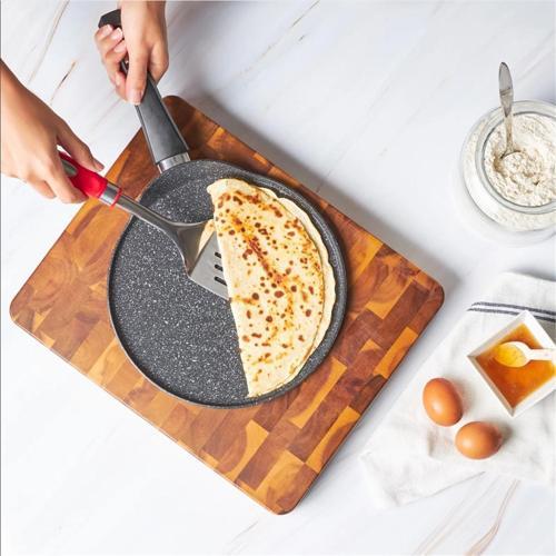 Mutfak Sever Biogranit Gözleme Ve Krep Tava 26 Cm Grey