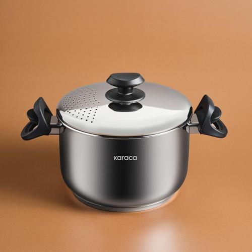 Mutfaksever İndüksiyon Tabanlı Çelik Makarna Ve Mantı Tenceresi