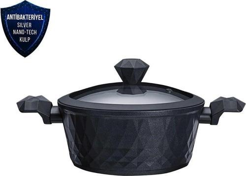 Bio Diamond Antibakteriyel Kulp İndüksiyon Tabanlı 20 cm 2,6 Lt Tencere