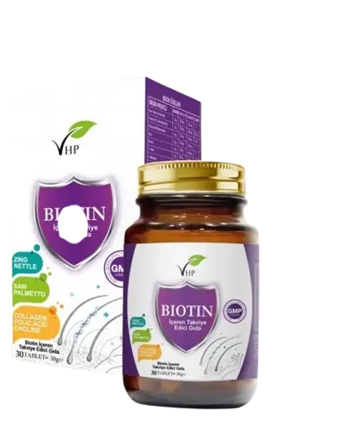 Biotin İçeren Takviye Edici Gıda 30 Tablet