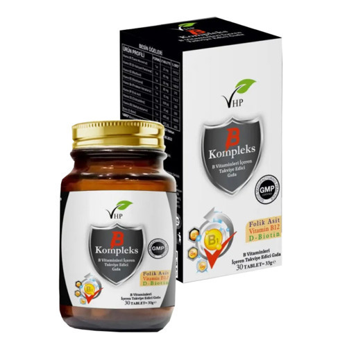 B Vitaminleri İçeren Takviye Edici Gıda 30 Tablet