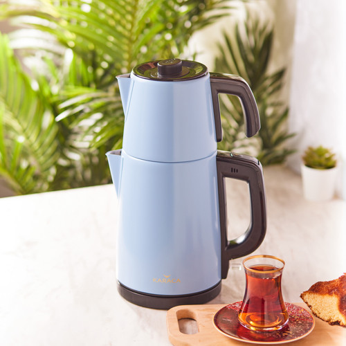 Retro Tea Vintage Blue Çay Makinesi