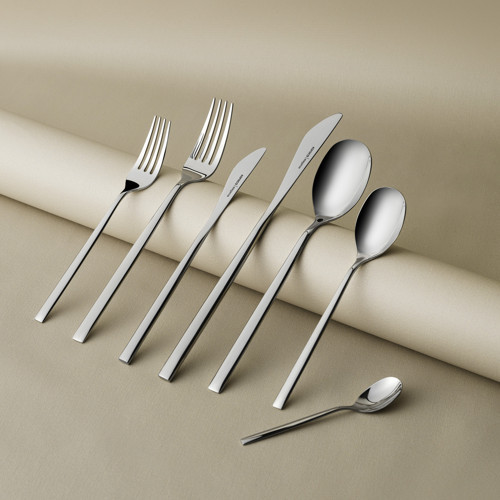 Elegance New Liza Platin 12 Kişilik 84 Parça Çatal Kaşık Bıçak Takımı