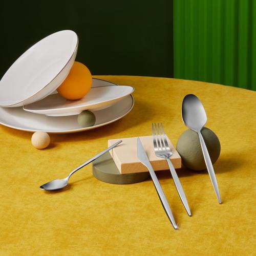 316 Elegance Thor Platin 12 Kişilik 84 Parça Çatal Kaşık Bıçak Takımı