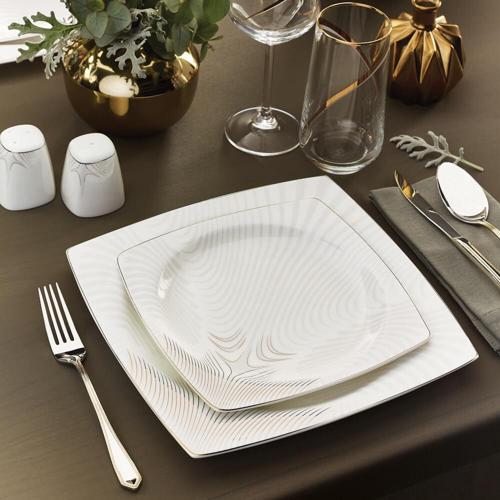 Square Bone Together Alone 60 Parça 12 Kişilik Yemek Takımı