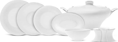 Fine Pearl Extra Argento 62 Parça 12 Kişilik Yemek Takımı