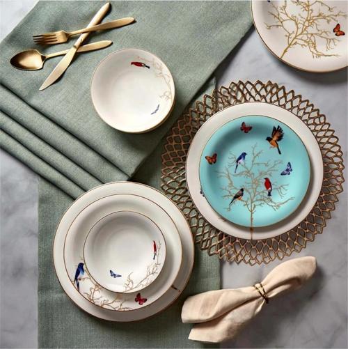Fine Pearl Grace Mint 58 Parça 12 Kişilik İnci Yemek Takımı