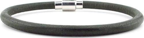 HAKİ YEŞİL ORJİNAL DERİ METAL KLİPS ERKEK BİLEKLİK M025C