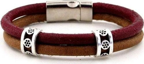 BORDO TABA ORJİNAL DERİ ERKEK BİLEKLİK BT110
