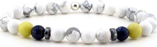 HAVLİT SARI JASPER DOĞAL TAŞ ERKEK BİLEKLİK B706