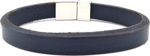 ORJİNAL KALIN DERİ METAL MIKNATISLI ERKEK BİLEKLİK M017C