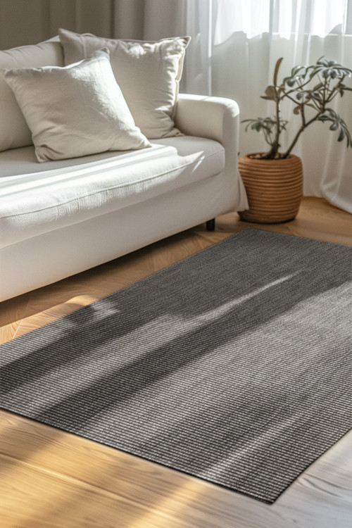 Evisa İnce Ve Şık Sisal Dokuma Kilim – Kolay Temizlik, Robot Süpürge Uyumlu