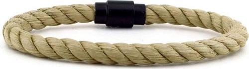 KREM RENGİ KALIN HALATLI ERKEK BİLEKLİK BT017