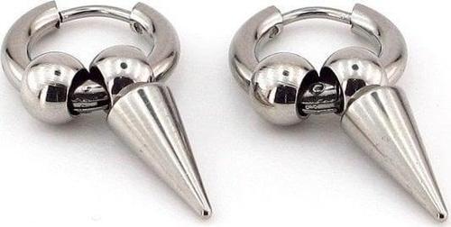 SALLANTILI SİVRİ UÇ PUNK UNİSEX PASLANMAZ ÇELİK KÜPE E814