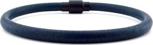 LACİVERT RENK GERÇEK DERİ SİYAH KLİPS ERKEK BİLEKLİK M024J