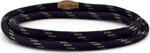SİYAH HAKİ YEŞİL PARACORD BRONZ KLİPS ERKEK BİLEKLİK BT538