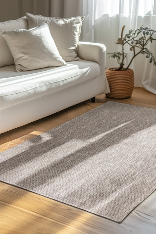 Evisa İnce Ve Şık Sisal Dokuma Kilim – Kolay Temizlik, Robot Süpürge Uyumlu