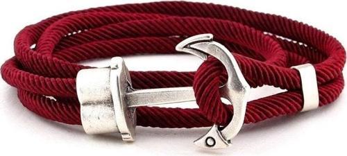 BORDO RENKLİ SARMA BÜYÜK ÇAPALI ERKEK BİLEKLİK BT476