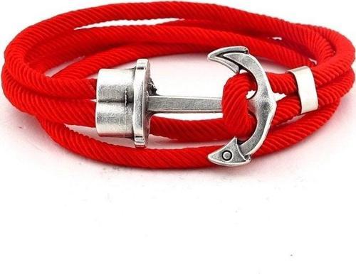 KIRMIZI RENKLİ SARMA BÜYÜK ÇAPALI ERKEK BİLEKLİK BT626
