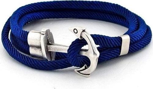 LACİVERT RENKLİ SARMA BÜYÜK ÇAPALI ERKEK BİLEKLİK BT406