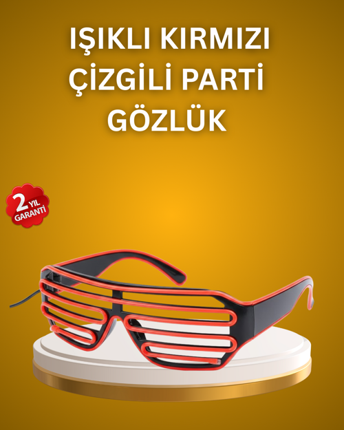 ASTRALTECH Kutlama ve Etkinliklere Özel LED Işıklı Gözlük