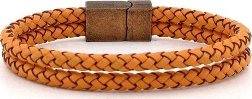 TABA RENK İKİ SIRA ERKEK BİLEKLİK BT061