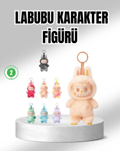 ASTRALTECH Labubu Peluş Oyuncak – Koleksiyonluk Yumuşak Dekoratif Figür 20 cm