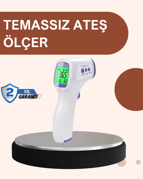 ASTRALTECH Temassız Dijital Ateş Ölçer Büyük Ekranlı Hızlı Okuma