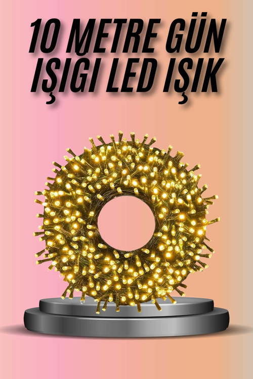 ASTRALTECH Dekoratif Aydınlatma Ampüllü 10 Metre Gün Işığı Şerit Led