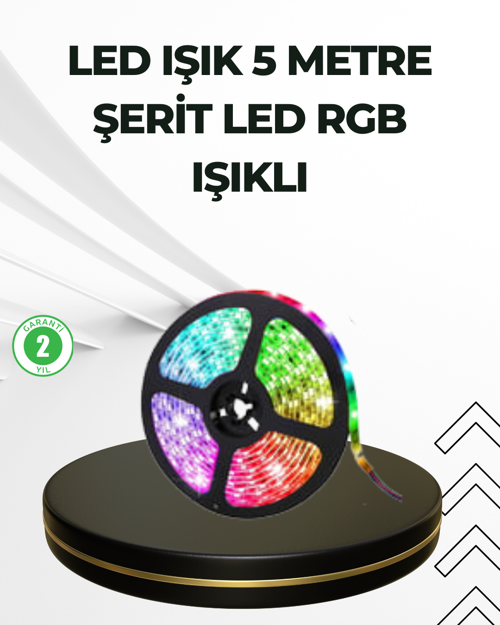 ASTRALTECH Dekoratif Kumandalı Şerit LED 5 Metre