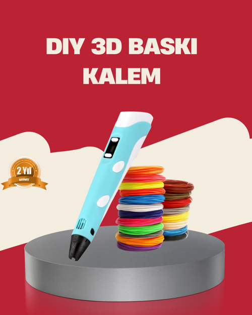 ASTRALTECH Çocuklar İçin Güvenli 3D Yazıcı Kalem