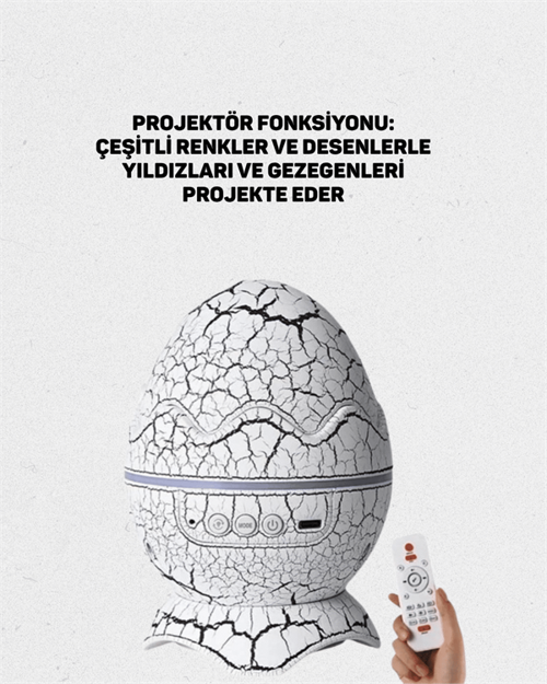 ASTRALTECH Dinazor Yumurta Gece Lambası