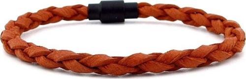 TABA GERÇEK SAÇ ÖRGÜ MAT DERİ METAL MIKNATIS ERKEK BİLEKLİK M019D