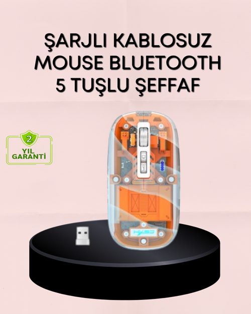 ASTRALTECH Hafif ve Taşınabilir Fare – 43 Gram, Otomatik Uyku Modlu
