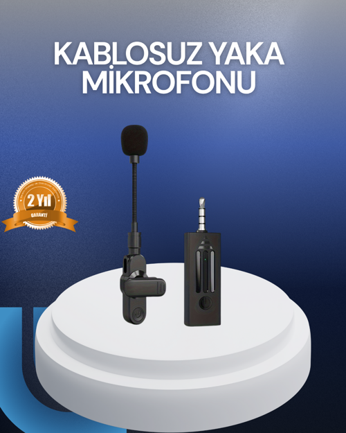 ASTRALTECH Bluetooth 5.2 Kablosuz Mikrofon – 360° Ses Algılama, Gürültü Engelleme, 4 Saat Çalışma