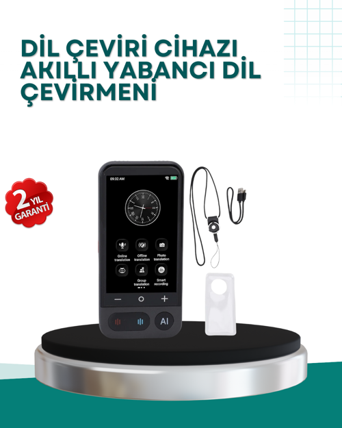 ASTRALTECH 4.0 İnç Dokunmatik Ekranlı Akıllı Çeviri Cihazı
