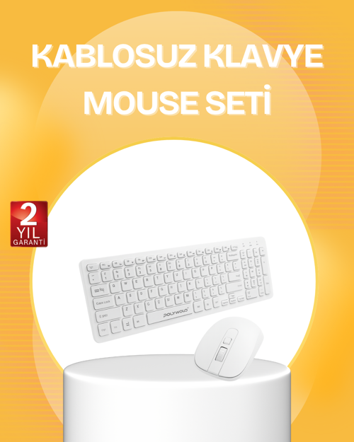 ASTRALTECH Kablosuz Klavye Mouse Takımı - Ergonomik, Sessiz ve Enerji Tasarruflu