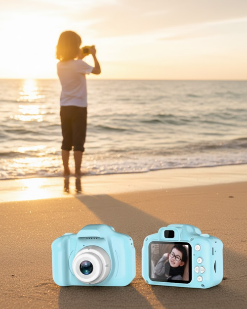 ASTRALTECH Mavi HD Taşınabilir Mini Dijital Kamera Video ve Fotoğraf Kayıt Özellikli