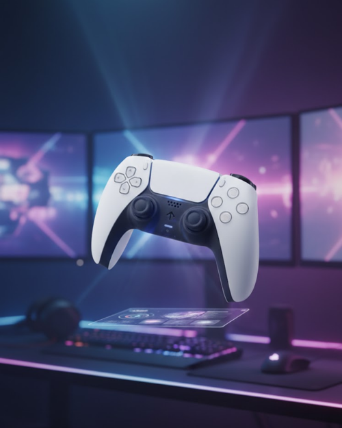 ASTRALTECH Kablosuz PS5 Oyun Kumandası Hızlı Tepki ve Ergonomik Tutuş